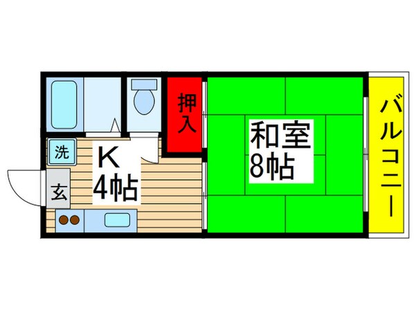 ファミ－ユミカミの物件間取画像